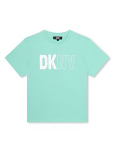 Dkny Kids t-shirt en coton à logo imprimé - Vert