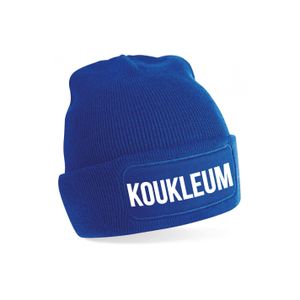 Koukleum muts unisex one size - blauw