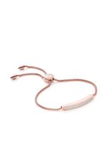 Monica Vinader bracelet fin Baja en or rose 18ct - thumbnail