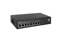 LevelOne GES-2208 netwerk-switch Managed L2 Gigabit Ethernet (10/100/1000) Zwart