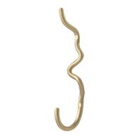 ferm LIVING Curvature Wandhaak Goud - thumbnail