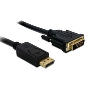 DisplayPort naar DVI 24+1 kabel, 2 m Adapter