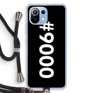 #9000: Xiaomi Mi 11 Lite Transparant Hoesje met koord