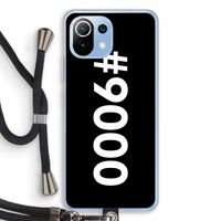 #9000: Xiaomi Mi 11 Lite Transparant Hoesje met koord