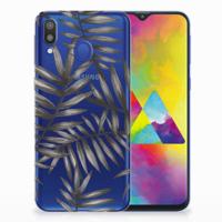 Samsung Galaxy M20 (Power) | TPU Case | Leaves Grey