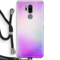 Clouds pastel: LG G7 Thinq Transparant Hoesje met koord