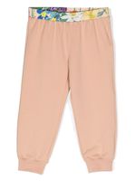 Roberto Cavalli Junior pantalon de jogging à logo brodé - Rose - thumbnail