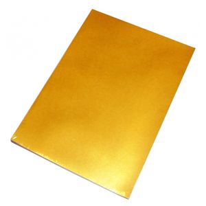 Hobby papier goud A4 50 stuks   -