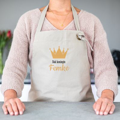 Keukenschort bedrukken - Zand