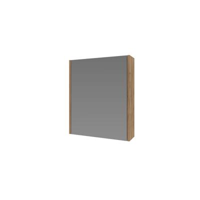 Spiegelkast Proline Comfort Met Houten Deur 50x14x60 cm Whisky Oak