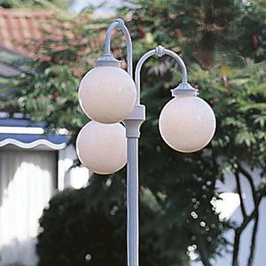 KonstSmide Bollamp lantaarn Arcturus klassiek 3-lichts wit 553-252