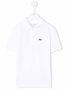 Lacoste Kids polo à broderies - Blanc