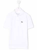 Lacoste Kids polo à broderies - Blanc