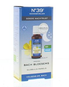 Lemonpharma Bach Bach bloesems globule parels nacht nr. 39 bio (20 gr)