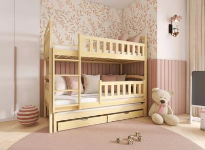 Stapelbed met Lade Bas - 3-persoons - Direct Leverbaar!