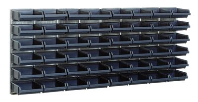 Raaco Magazijnbakken 2 wandpanelen met 48 bakjes - 181204 181204