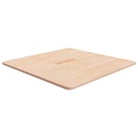 Tafelblad vierkant 70x70x1,5 cm onbehandeld massief eikenhout