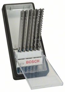 Bosch Accessoires 6-delige Robust Line decoupeerzaagbladenset Metal Profile T-schacht T 318 AF; T 318 BF; T 345 XF P 2st - 2607010573