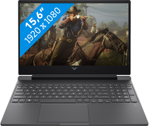 HP Victus Gaming 15-fa1911nd Laptop 39,6 cm (15.6") Full HD Intel® Core™ i7 i7-13620H 16 GB DDR4-SDRAM 512 GB SSD NVIDIA GeForce RTX 4060 Wi-Fi 6 (802.11ax) Windows 11 Home Zwart