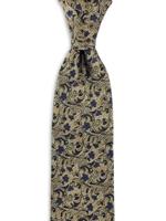 Zijden Stropdas | Bruin/zwart/blauw | Elegante Stropdas Voor Mannen | Peaky Blinders