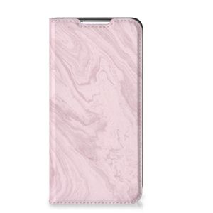 Samsung Galaxy S22 Standcase Marble Pink - Origineel Cadeau Vriendin