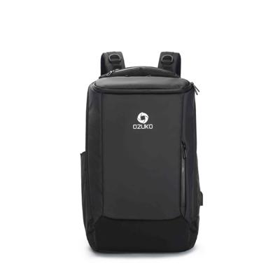 Ozuko 9060 grote capaciteit waterdichte USB buiten schouder rugzak maat: klein 30x15x50cm (zwart)