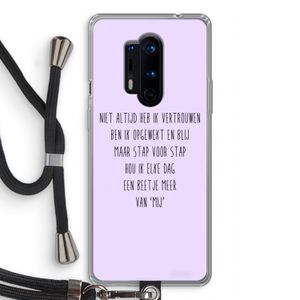 Zelfvertrouwen: OnePlus 8 Pro Transparant Hoesje met koord