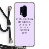 Zelfvertrouwen: OnePlus 8 Pro Transparant Hoesje met koord