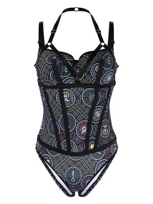 Marlies Dekkers Ecclesia body met print - Zwart Marlies Dekkers Ecclesia body met print - Zwart