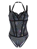 Marlies Dekkers body Ecclesia imprimé - Noir - thumbnail