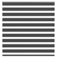 VidaXL Zebra rolgordijn 145x150 cm stofbreedte 140,9 cm zwart