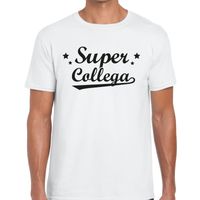 Super collega cadeau t-shirt wit heren - thumbnail