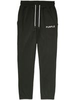 Purple Brand pantalon de jogging à logo imprimé - Noir