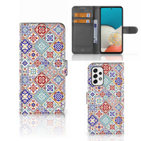 Samsung Galaxy A53 Bookcase Tiles Color - thumbnail