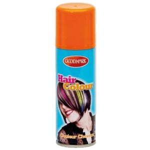 Carnaval verkleed haar verf/spray oranje 125 ml   -