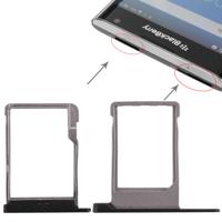 SIM-kaarthouder + Micro SD Card lade voor Blackberry Priv (zwart)