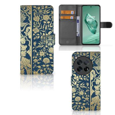 OnePlus 12 Hoesje Beige Flowers