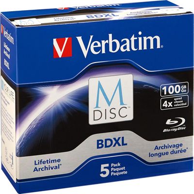 M-Disc BD-R 100GB Blu-ray media