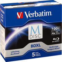 M-Disc BD-R 100GB Blu-ray media M-Disc BD-R 100GB Blu-ray media