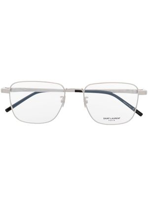 Saint Laurent Eyewear lunettes de vue SL528 à monture carrée - Gris
