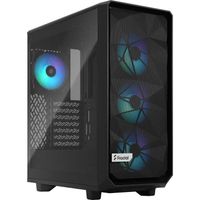 Fractal Design Meshify 2 Compact Lite RGB Black TG Light tint tower behuizing USB 3.0, Window-kit