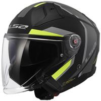 LS2 Helmet of603 infi. ii foc. xl black/yel./grey