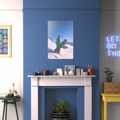 Foto op aluminium 60x90