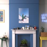 Foto op aluminium 60x90