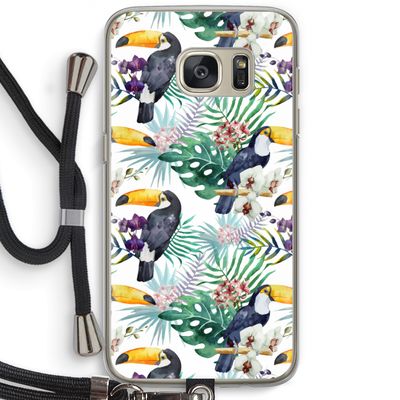 Tukans: Samsung Galaxy S7 Transparant Hoesje met koord