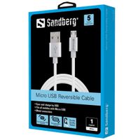 Sandberg MicroUSB Reversible Cable 1m - thumbnail