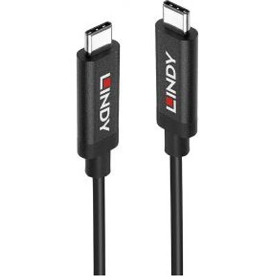Lindy 43348 USB-kabel 3 m USB 3.2 Gen 2 (3.1 Gen 2) USB C Zwart