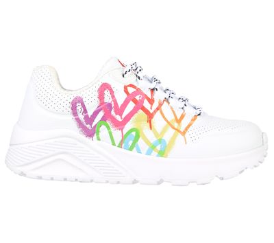 Skechers Uno Lite - Love Brights 314061L/WMLT Wit maat