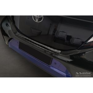 RVS Bumper beschermer passend voor Toyota Aygo X 2022- 'Ribs' AV245282