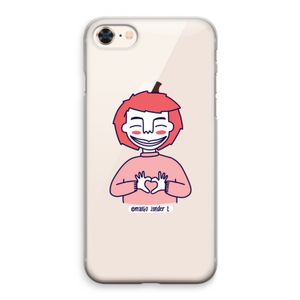 Hartje: iPhone 8 Transparant Hoesje